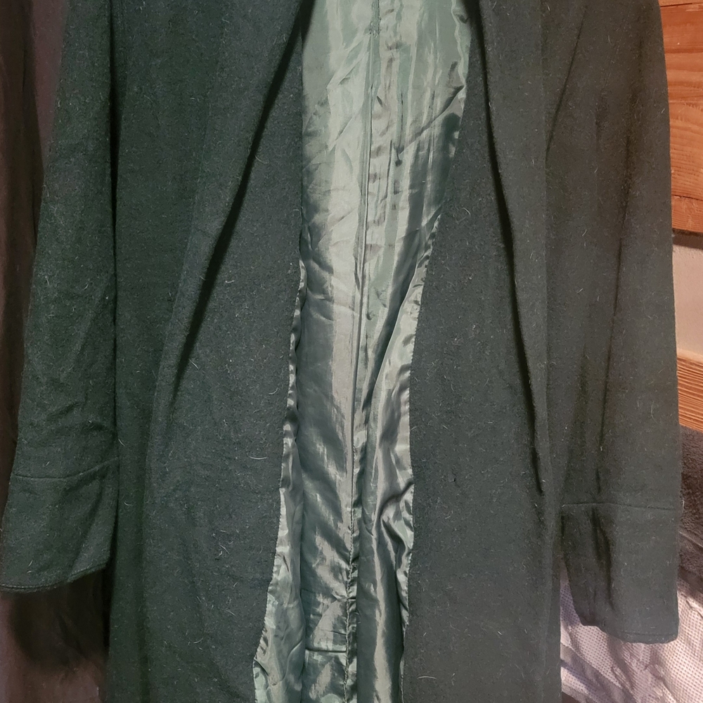 Elegant Green Overcoat